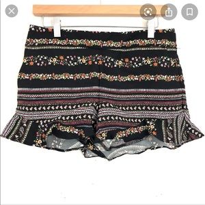 LOFT floral shorts.